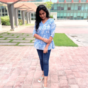 light blue inverted yoke short