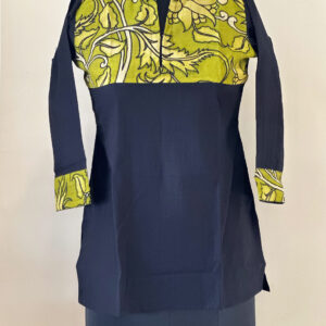 Parrot green hand painted short top