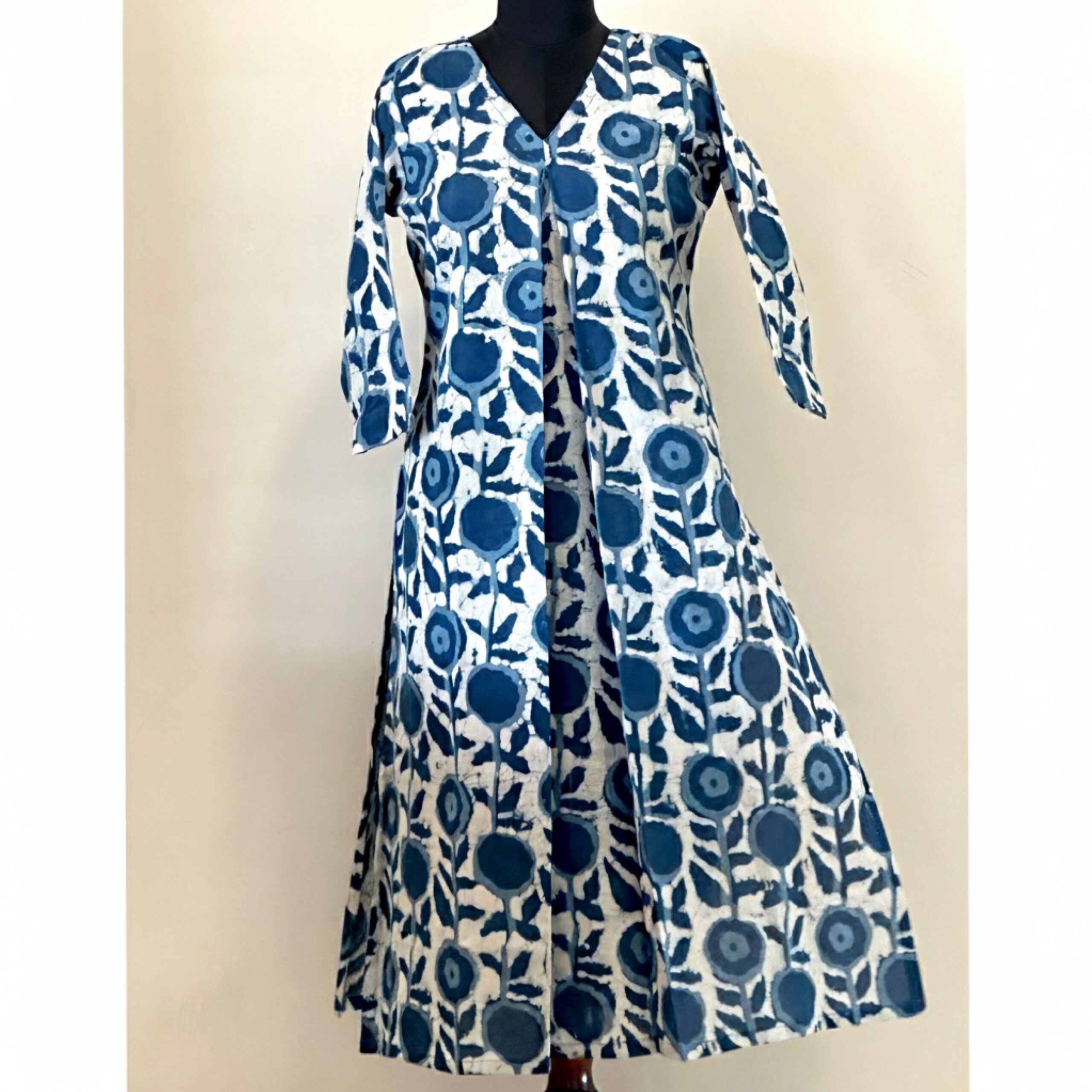 Indigo floral kurta - Image 2