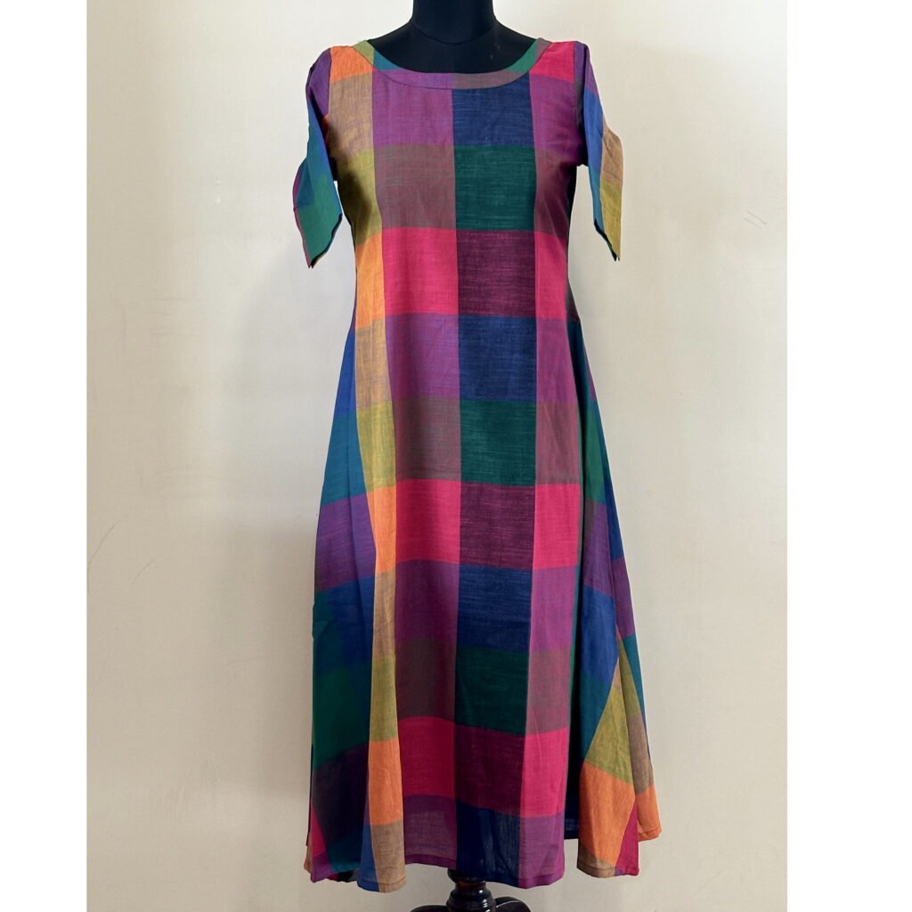 Madras checks aline kurta